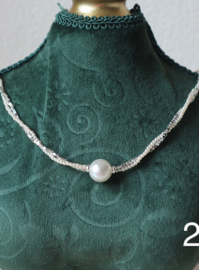 高品质日常气质施华珍珠甜美项链(颜色以托盘里照片为主）