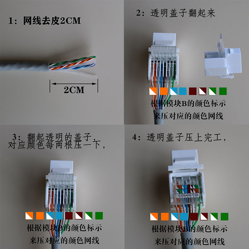 双口网络电话面板电脑电话插座免打网络模块+电话双口86信息面板 - 图0