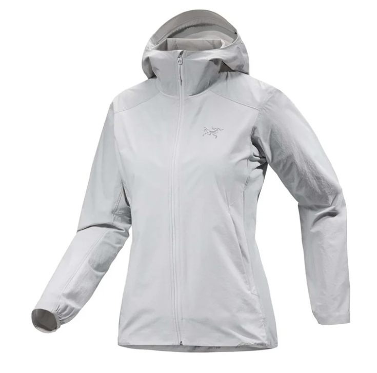 现货Arcteryx Gamma lightweight hoody sl女款软壳连帽冲锋衣薄 - 图1