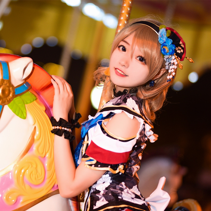 绝色漫 LOVELIVE 水团COS Aqours正月篇黛雅果南露比cosplay女装 - 图2