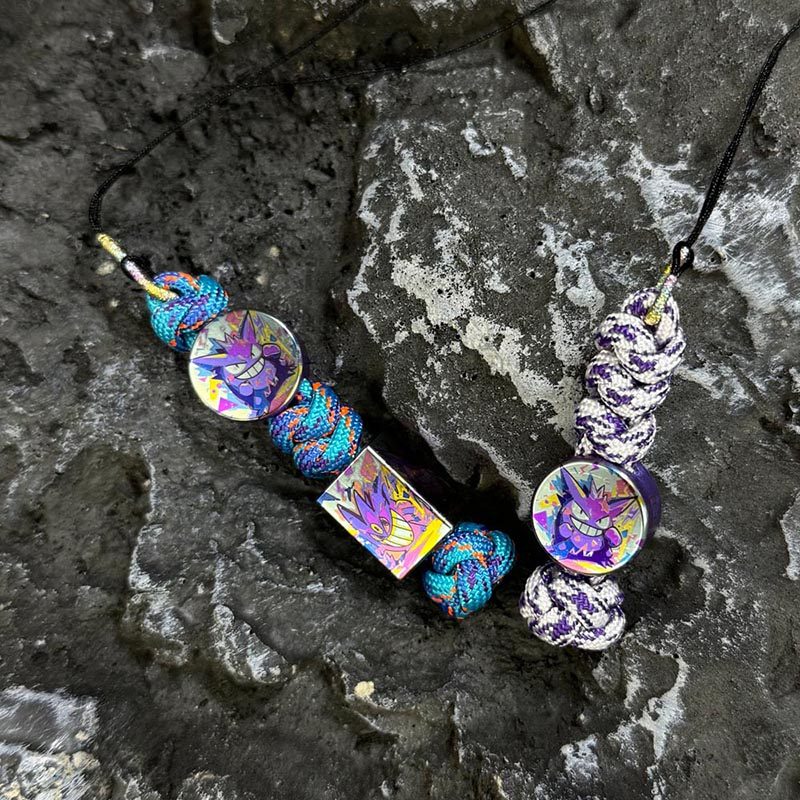 TiFire彩钛馆【幽灵耿鬼】卡通钛合金尾坠EDC伞绳吊坠尾绳坠刀坠,淘宝优惠券,粉丝福利购,淘宝优惠卷