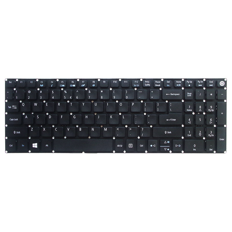 Clavier AZERTY Français Pour Acer Aspire F5-572 / F5-572G / F5-572T - Blanc Neuf