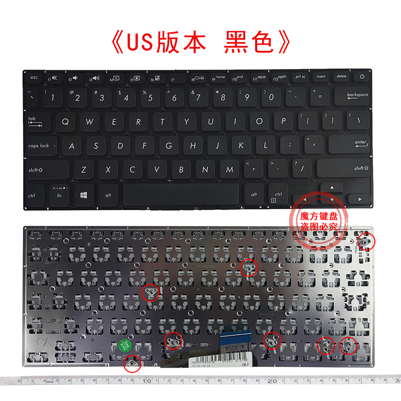 ASUS华硕 S14 S4300U S4300F/FN K430 S403 X430 X430U A430 键盘 - 图0