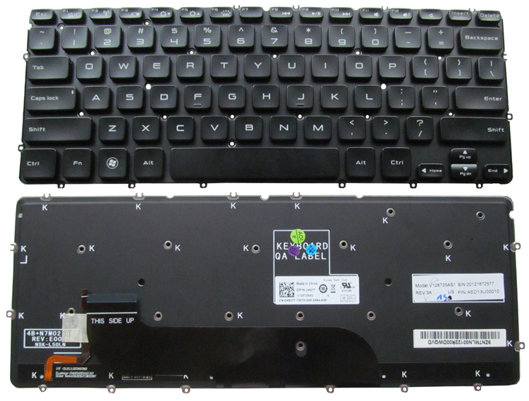 US/RU DELL戴尔 XPS 12 13 XPS13D 13R L321X L322X XPS13键盘-图1