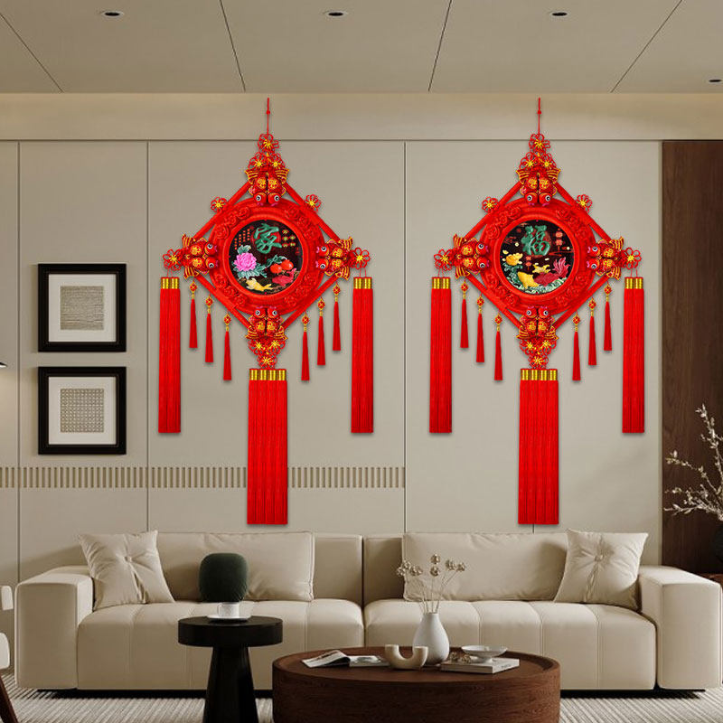 新款3D立体仿玉雕中国结挂件客厅玄关高档福字挂饰过年装饰品,淘宝优惠券,粉丝福利购,淘宝优惠卷