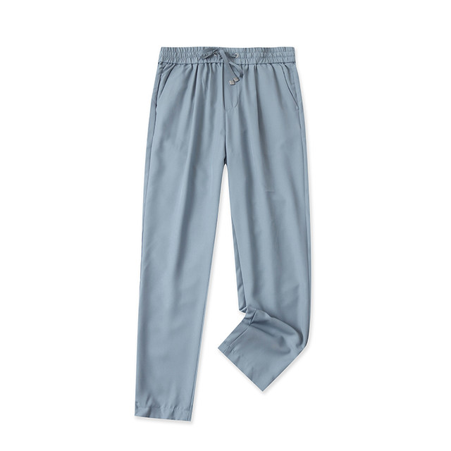 Elastic waist Ai Li Ai Xi nine-point pants elastic thin style