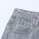 ພາກຮຽນ spring ແລະ summer ຂອບດິບ ripped ຂາຊື່ jeans ວ່າງສໍາລັບແມ່ຍິງ