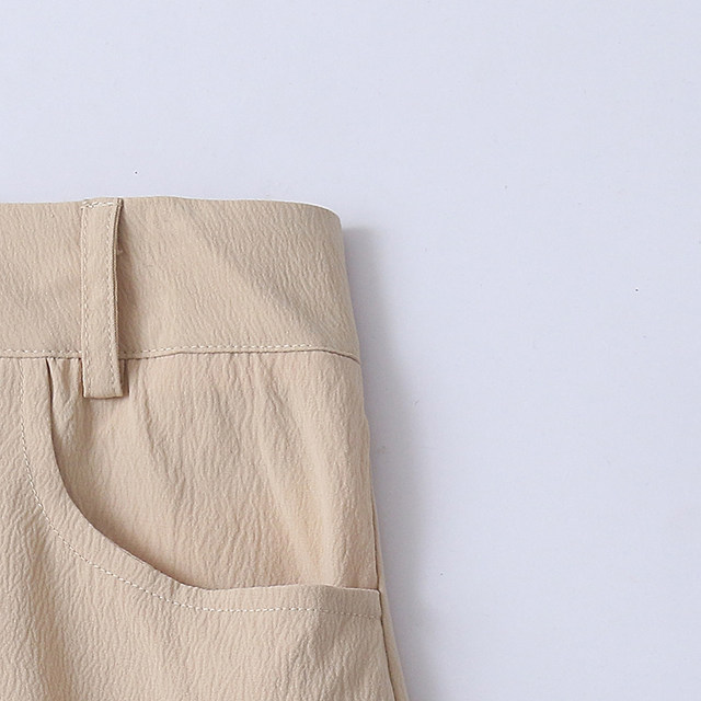 Summer ກະເປົ໋າ workwear ໃຫຍ່ slit slimming hip skirt