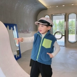 Детский демисезонный зимний жилет, пуховик, флисовый костюм мальчика цветочника, увеличенная толщина, детская одежда