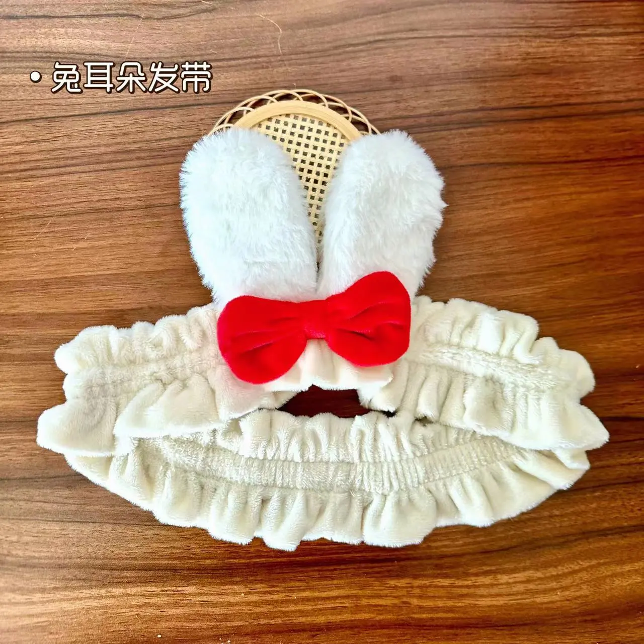 40cm娃衣棉花娃娃衣服女娃坐姿娃衣小裙子束发带六一儿童节礼物 - 图1