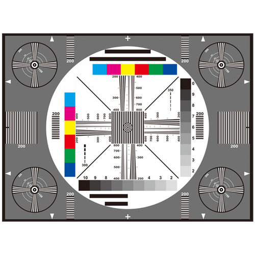 清晰度CCD线数测试卡监控摄像机解析度测试图原版高清1X0.75米-图2