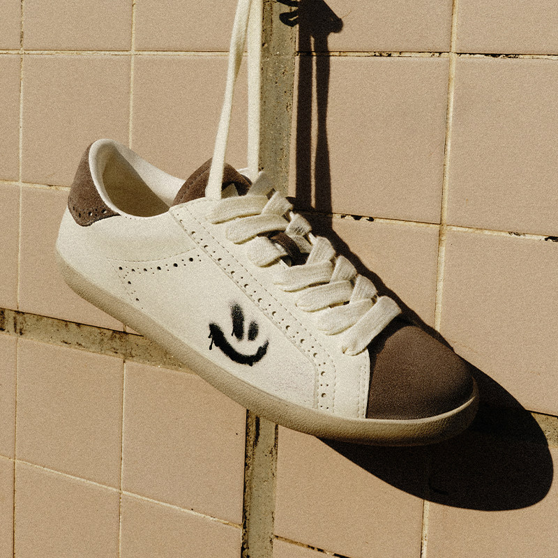 【宋亚轩 赵今麦同款】LeStream春夏新款做旧笑脸百搭软底休闲鞋,淘宝优惠券,粉丝福利购,淘宝优惠卷