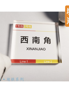 天津地铁6号线冰箱贴北站西站长虹公园红旗南路文化中心梅江道
