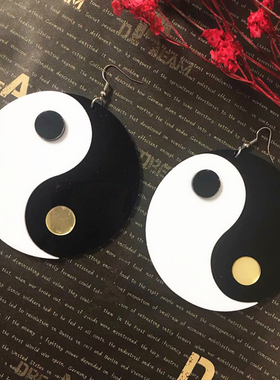 夸张八卦夜店酒吧大耳环