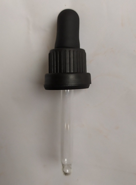 白色黑色大头防盗圈滴管精油瓶
