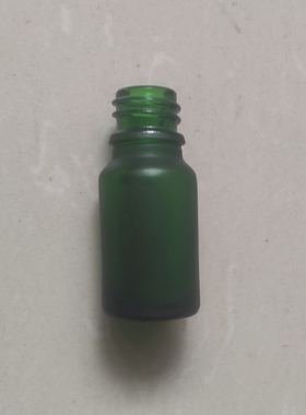 精油瓶分装瓶绿色磨砂瓶10ML空瓶