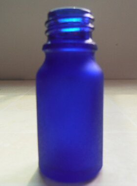 现货10ml分装瓶蓝色磨砂瓶精油瓶