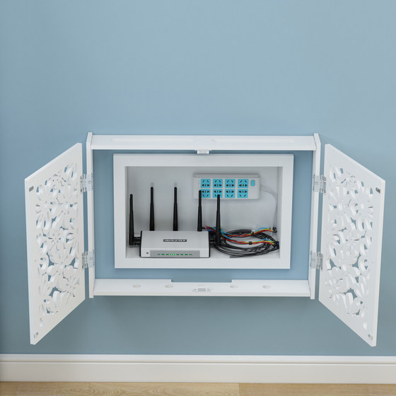 Wireless decorative box wifi signal box wall hanging shield
