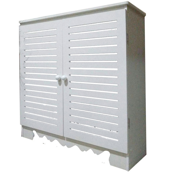 Floor heating water distributor blocking decorative box