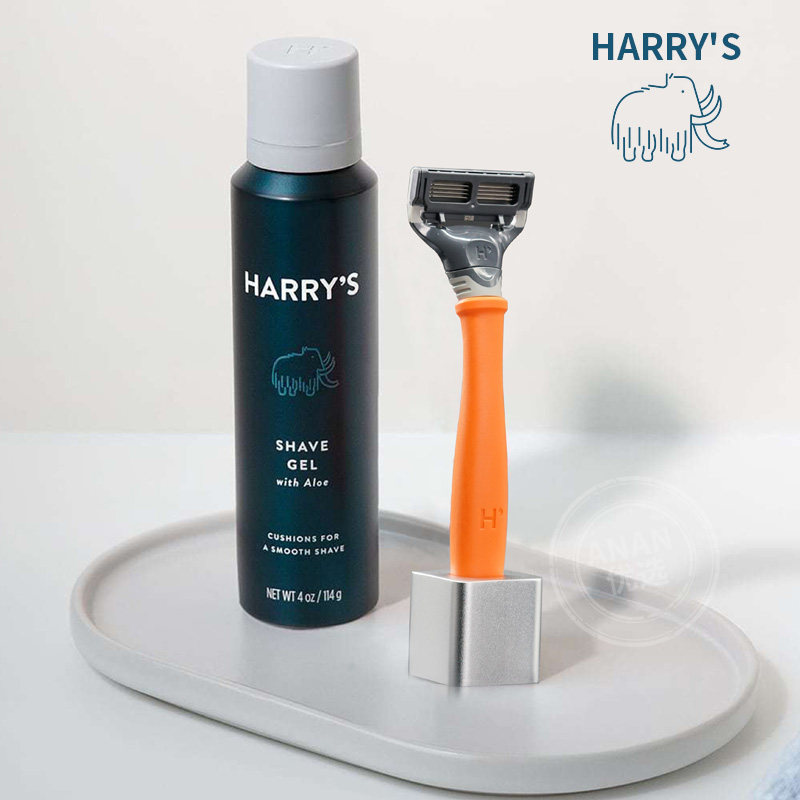 美国HARRY S全铝合金手动剃须刮胡刀底座harrys专用盒装金属支架_虎窝淘