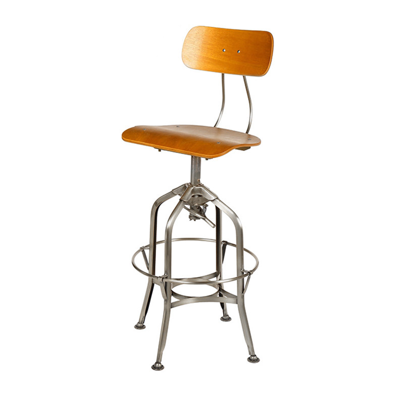 工业风旋转吧台椅铁艺高椅子复古升降吧凳高脚椅金属酒吧椅高脚凳,淘宝优惠券,粉丝福利购,淘宝优惠卷