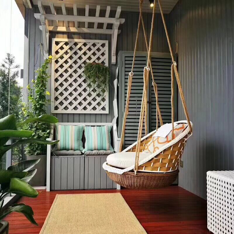 全屋定制木阳台定制设计装修整体改造吊顶花园地板休闲茶室
