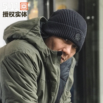 America 5.11 new product fleece hat winter warm windproof hat 511 outdoor running sports knit hat 89189