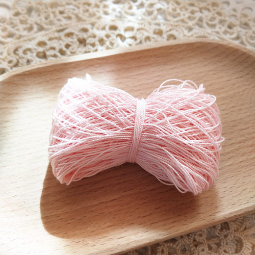 纷颜 微钩梭编手鞠球新手练习8号亚麻蕾丝线手绕线团纯色系列 - 图2