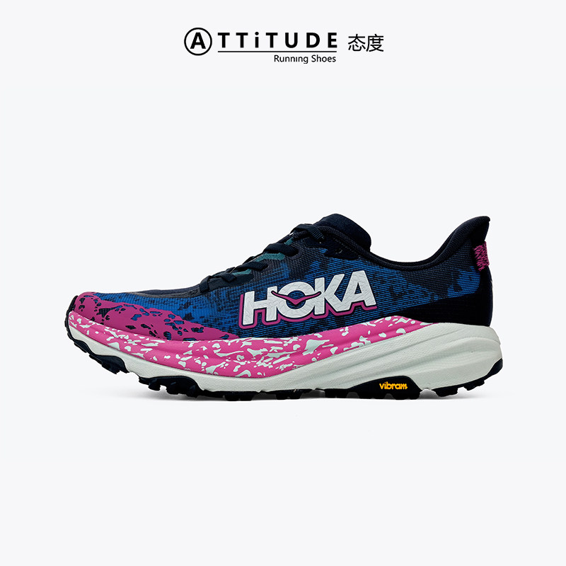HOKA ONE ONE SPEEDGOAT 6 快羊6男飞速羚羊6户外V底越野跑鞋