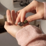 Небольшое дизайнерское ретро кольцо, серебро 925 пробы, тренд сезона