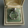 Original design 925 sterling silver ring rose flower