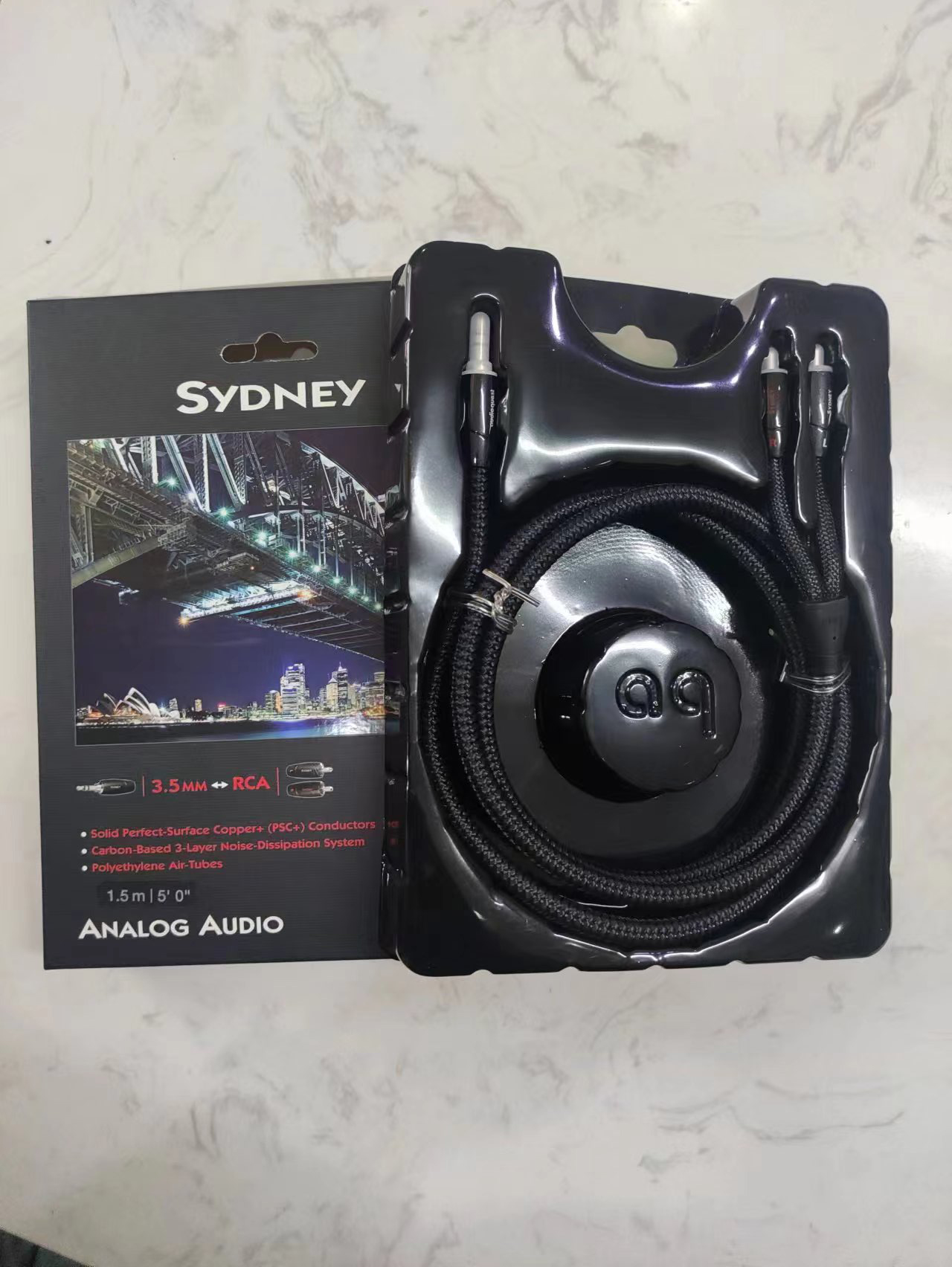 audioquest/线圣 AQ Sydney悉尼大桥音频音响线 原装进口发烧线材 - 图0