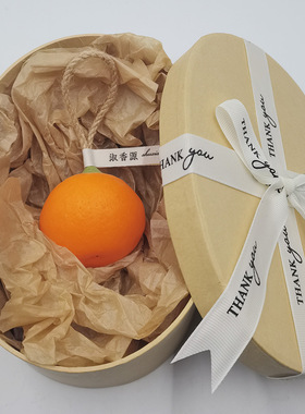 橘子冷制研磨皂伴手礼创意香薰挂件柠檬手工皂网红款挂件手工肥皂