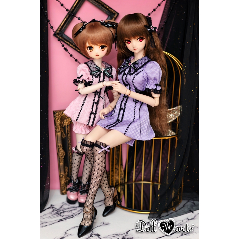 【DH/3分/4分】【现货】黑粉地雷系套装 四分娃衣bjd DollHearts - 图2