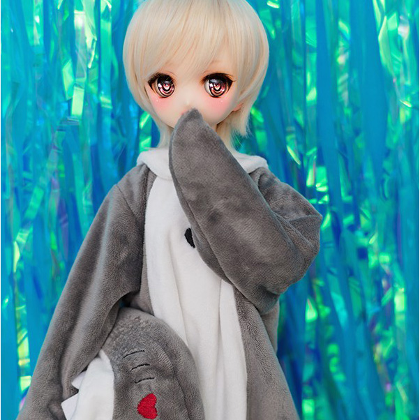 【DH/4分】灰色BB鲨鱼 四分娃衣bjd DollHearts 娃之心 - 图0