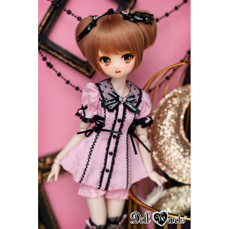 【DH/3分/4分】【现货】黑粉地雷系套装 四分娃衣bjd DollHearts - 图0