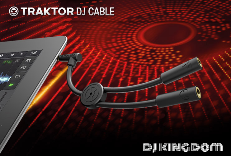 NI Traktor cable 原装监听线一分二 ipad iphone线 for ios DJay - 图0