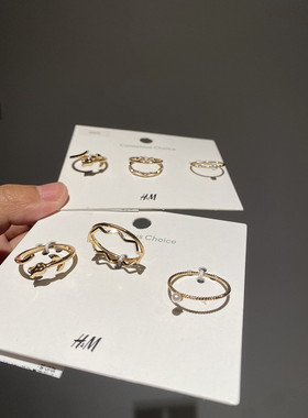 HM戒指正品包邮饰品配饰