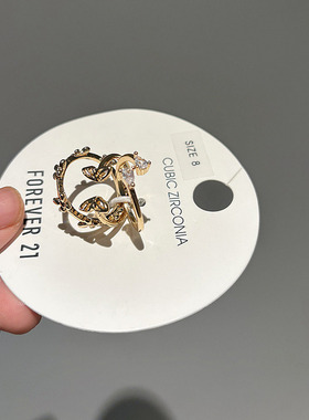 FOREVER21正品代购包邮蝴蝶戒指