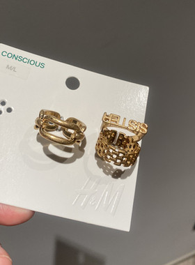 HM女欧美正品包邮戒指