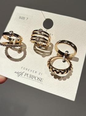 FOREVER21正品欧美大牌戒指冷淡