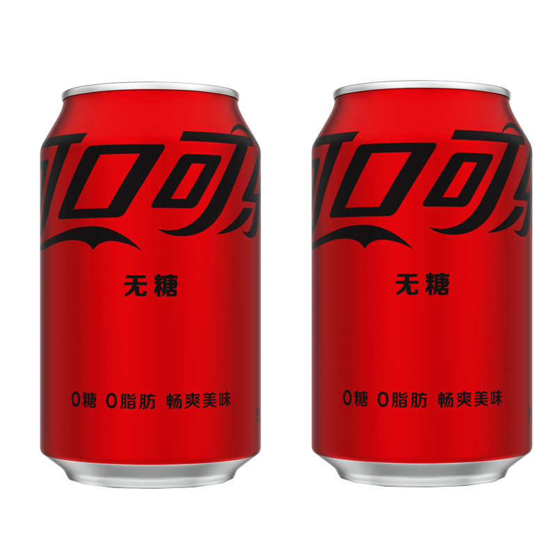 Coca-Cola/可口可乐零度 无糖饮料330ml*12罐/24罐装矮胖罐0脂肪 - 图3