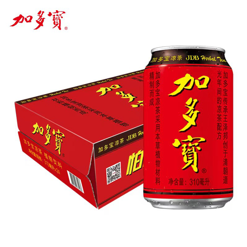 JDB/加多宝凉茶植物饮料310ml*12罐/24罐整箱怕上火喝加多宝-图0