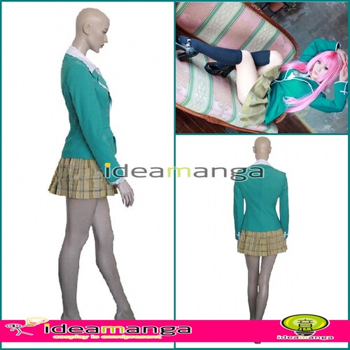 ideamanga】cosplay衣服装吸血鬼与十字架Moka Akashiya赤夜萌香 - 图0