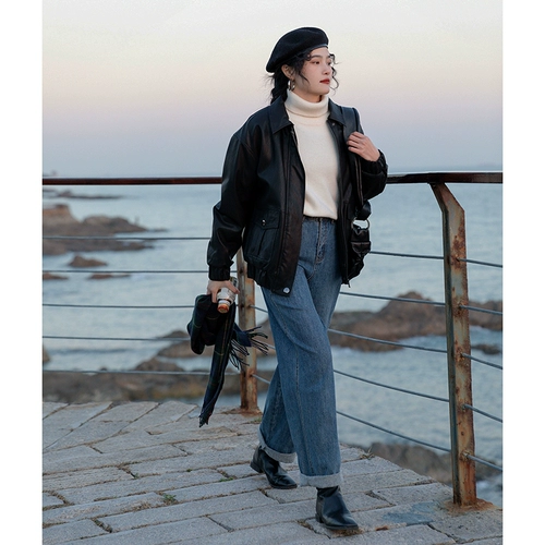 Черная демисезонная бархатная короткая куртка, оверсайз, подходит для подростков