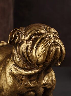 跨境外销黄金动物系列摆件玩具