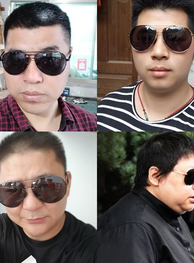 夸张胖子超大框宽脸加大码墨镜