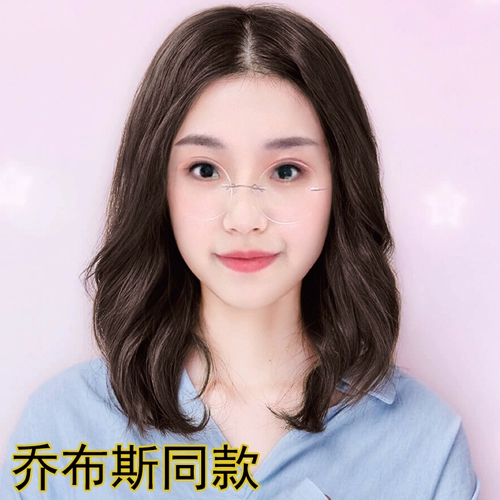 Работа с теми же очками Puyi, круглые очки с миопией для маленьких рамок, мужская золотая беспроводная граница, женщины высоки