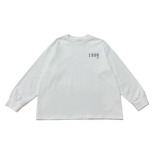 凯文家童装春秋款男童中大童韩版简约字母印花儿童宽松长袖T恤 - 图3