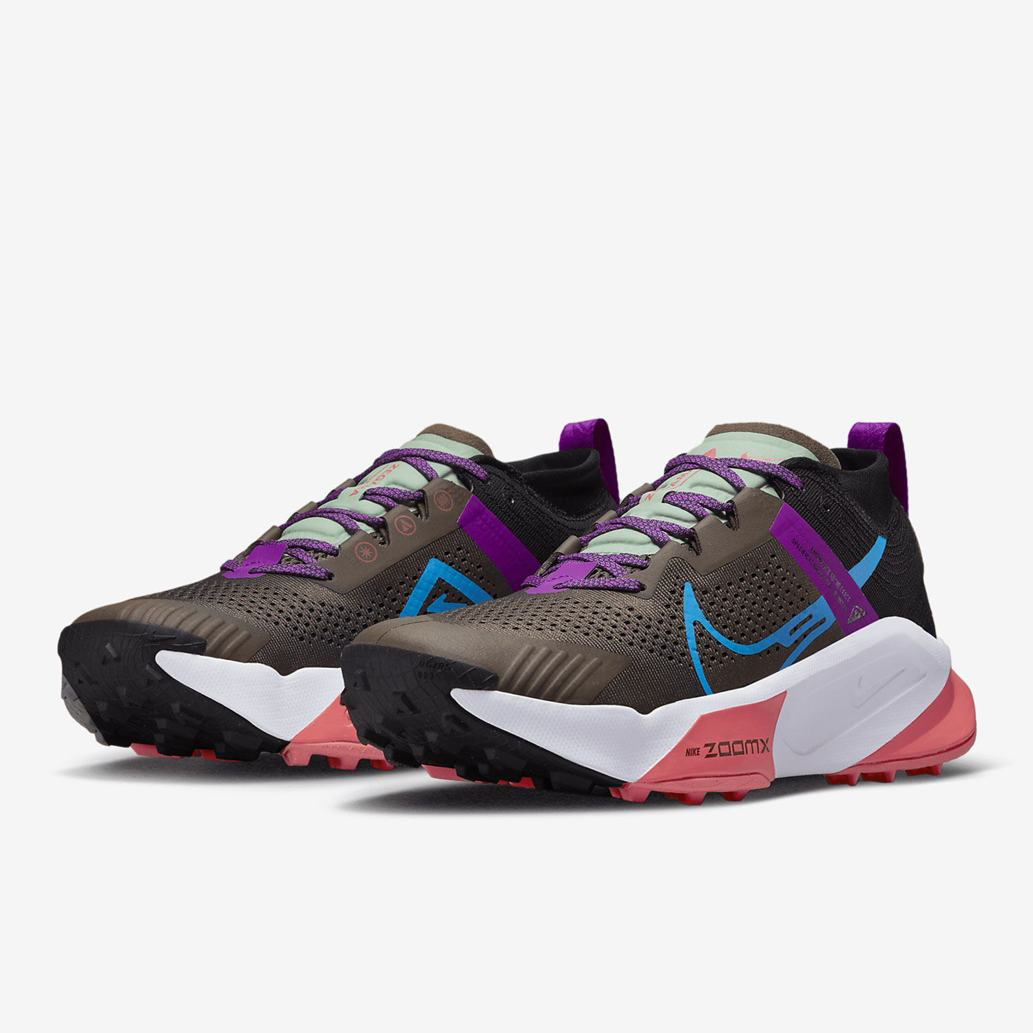 Nike/耐克正品ZoomX Zegama Trail男子低帮跑步鞋DH0623-002 - 图0